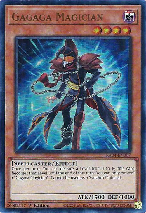 Gagaga Magician UR RA04-EN007 (Quarter Century Stampede)  - 1st Edition