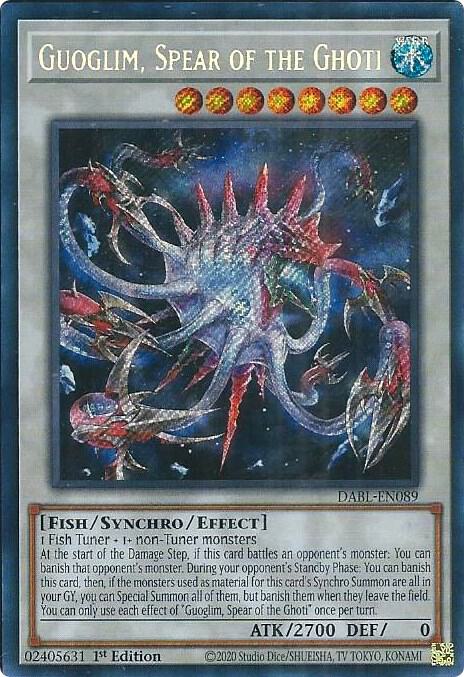 Guoglim, Spear of the Ghoti DABL-EN089 (Darkwing Blast)  - 1st Edition
