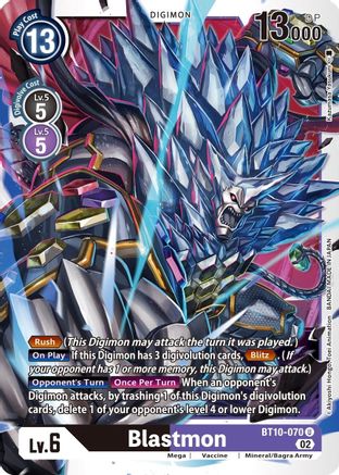 Blastmon (BT10-070)  Uncommon - Xros Encounter