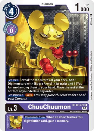ChuuChuumon (BT10-073)  Uncommon - Xros Encounter