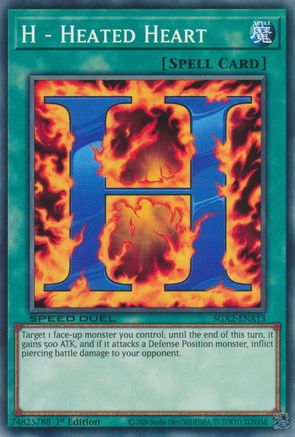 H - Heated Heart (SGX2-ENA13) - Common - Speed Duel GX: Midterm Paradox