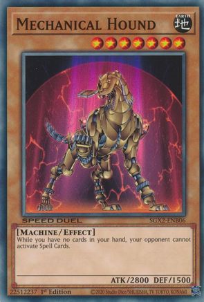 Mechanical Hound (SGX2-ENB06) - Common - 1st Edition - Speed Duel GX: Midterm Paradox