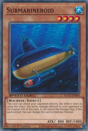 Submarineroid (SGX2-ENB09) - Common - 1st Edition - Speed Duel GX: Midterm Paradox