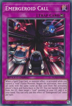 Emergeroid Call (SGX2-ENB20) - Common - Speed Duel GX: Midterm Paradox