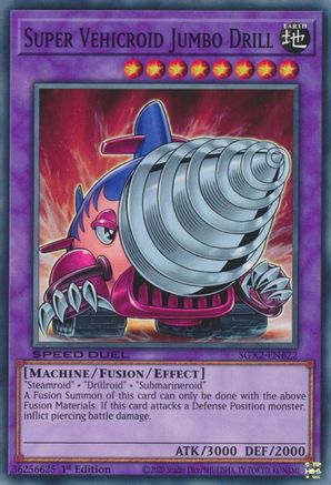 Super Vehicroid Jumbo Drill (SGX2-ENB22) - Common - Speed Duel GX: Midterm Paradox