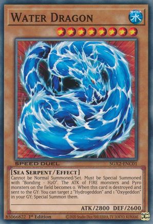 Water Dragon (SGX2-ENC01) - Common - 1st Edition - Speed Duel GX: Midterm Paradox