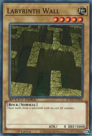 Labyrinth Wall (SGX2-END02) - Common - Speed Duel GX: Midterm Paradox