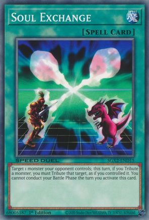 Soul Exchange (SGX2-END15) - Common - Speed Duel GX: Midterm Paradox
