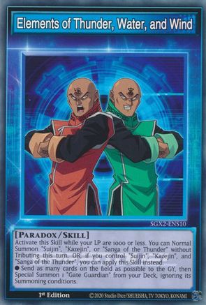 Elements of Thunder, Water, and Wind (SGX2-ENS10) - Common - Speed Duel GX: Midterm Paradox