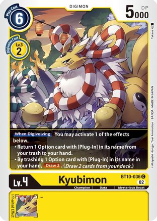 Kyubimon (BT10-036)  Common - Xros Encounter