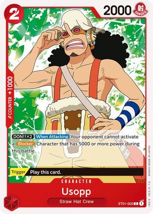 Usopp (ST01-002) - Normal Common - Starter Deck 1: Straw Hat Crew