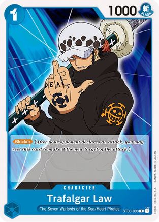 Trafalgar Law (ST03-008) - Normal Common - Starter Deck 3: The Seven Warlords of The Sea