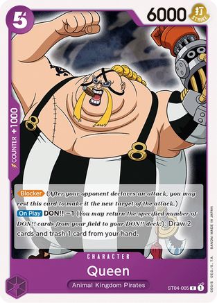 Queen (ST04-005) - Normal Common - Starter Deck 4: Animal Kingdom Pirates