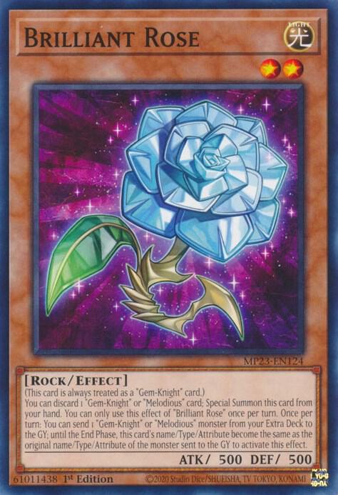 Brilliant Rose MP23-EN124 (25th Anniversary Tin: Dueling Heroes Mega Pack)  - 1st Edition