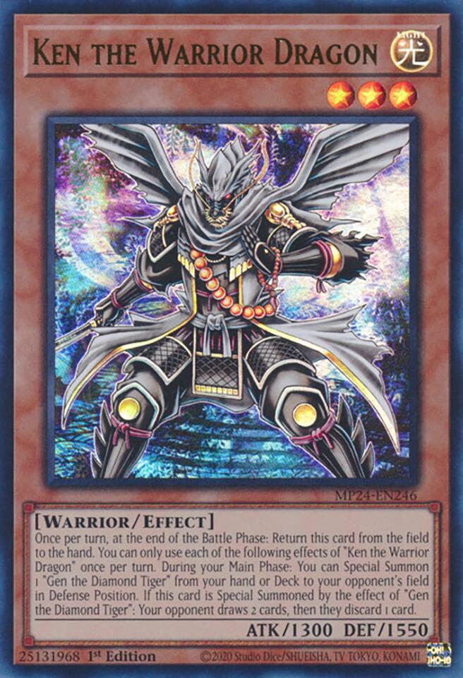 Ken the Warrior Dragon MP24-EN246 (25th Anniversary Tin: Dueling Mirrors)  - 1st Edition