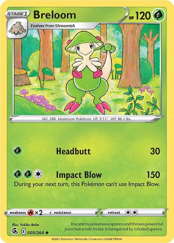 Breloom 005/264 (SWSH08: Fusion Strike) 