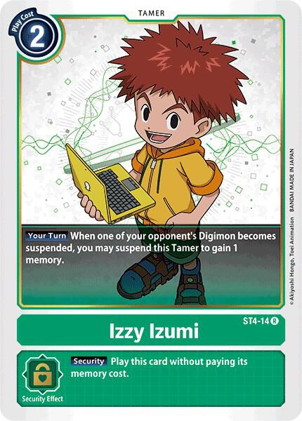Izzy Izumi ST4-14 R (Starter Deck 04: Giga Green) 