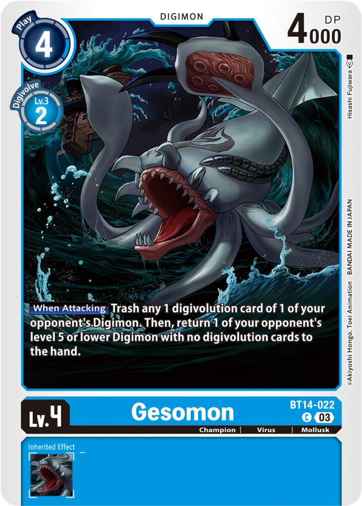 Gesomon BT14-022 C (Blast Ace) 