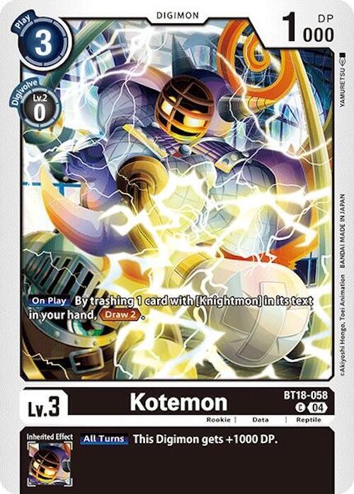 Kotemon BT18-058 C (Release Special Booster 2.0) 