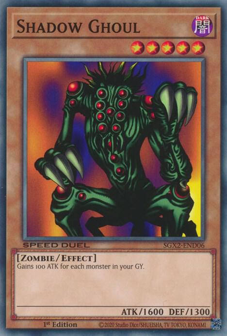 Shadow Ghoul SGX2-END06 (Speed Duel GX: Midterm Paradox)  - 1st Edition