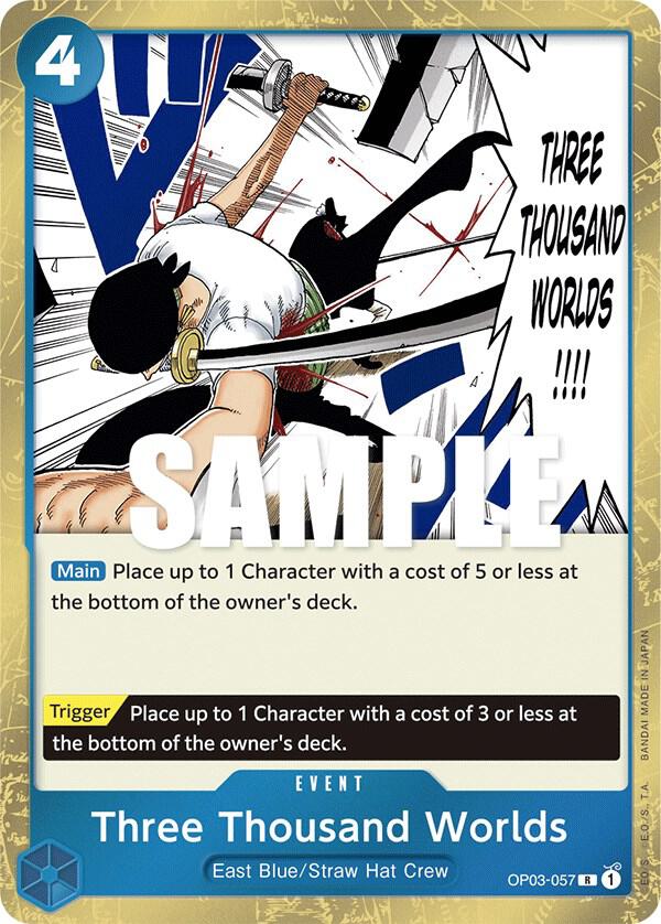 Three Thousand Worlds OP03-057 (Pillars of Strength)  - Foil