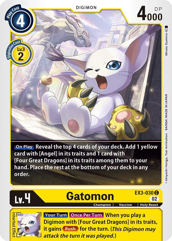 Gatomon EX3-030 C (Draconic Roar) 
