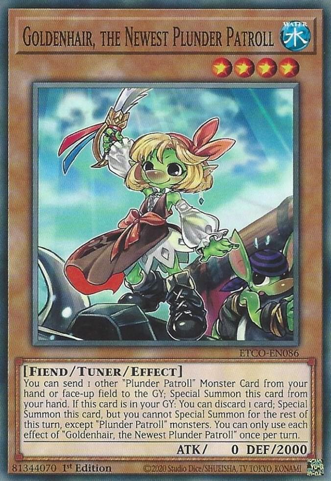 Goldenhair, the Newest Plunder Patroll ETCO-EN086 (Eternity Code)  - 1st Edition