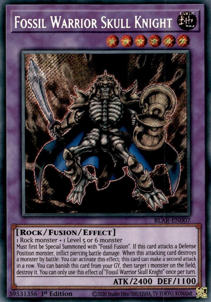 Fossil Warrior Skull Knight BLAR-EN007 (Battles of Legend: Armageddon)  - 1st Edition