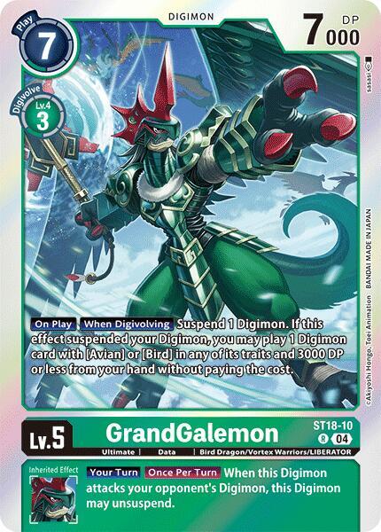 GrandGalemon ST18-10 R (Starter Deck 18: Guardian Vortex)  - Foil