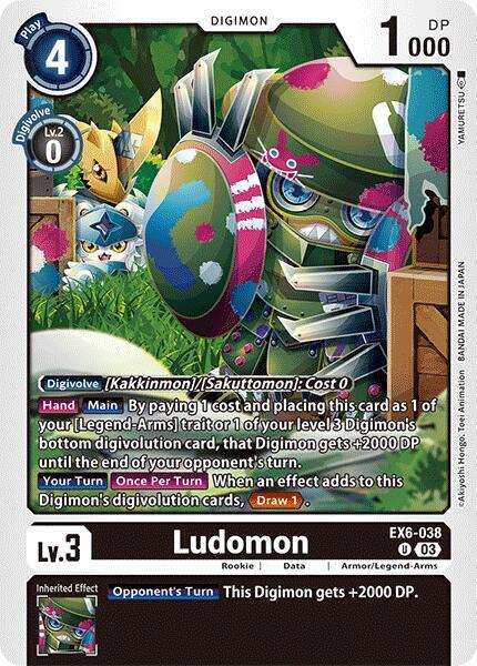 Ludomon EX6-038 U (Infernal Ascension) 