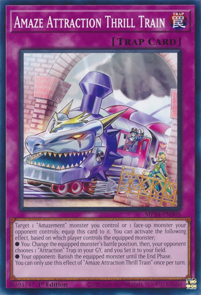 Amaze Attraction Thrill Train MP24-EN305 (25th Anniversary Tin: Dueling Mirrors)  - 1st Edition