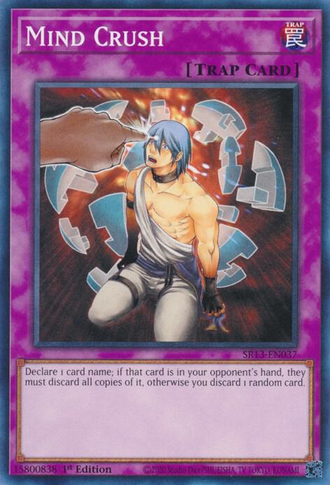 Mind Crush SR13-EN037 (Structure Deck: Dark World)  - 1st Edition
