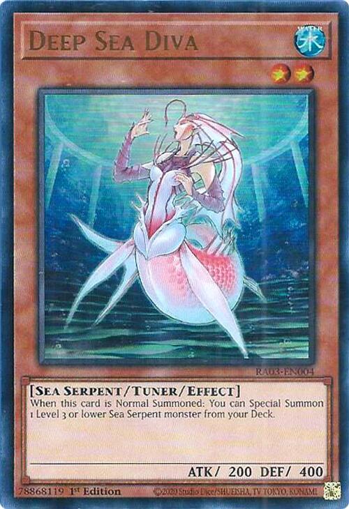 Deep Sea Diva UR RA03-EN004 (Quarter Century Bonanza)  - 1st Edition