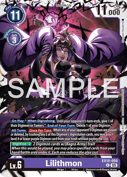 Lilithmon EX10-058 R (Sinister Order)  - Foil