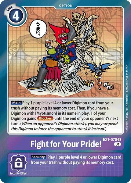 Fight for Your Pride EX1-070 R (Classic Collection)  - Foil