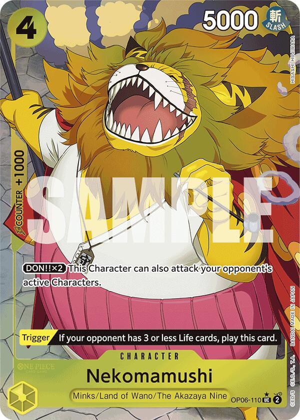 Nekomamushi OP06-110 (Premium Booster -The Best-)  - Full Art Foil