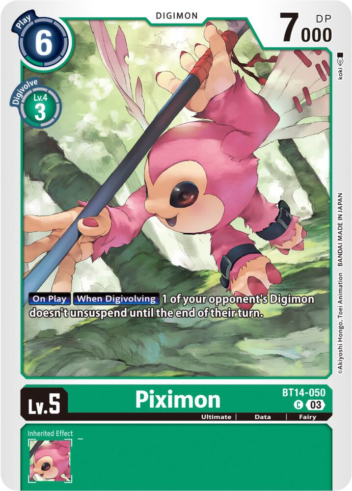 Piximon BT14-050 C (Blast Ace) 