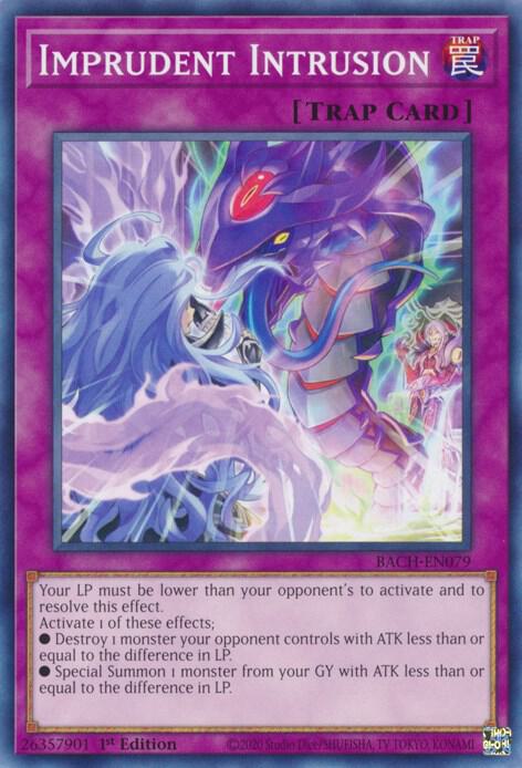 Imprudent Intrusion BACH-EN079 (Battle of Chaos)  - 1st Edition