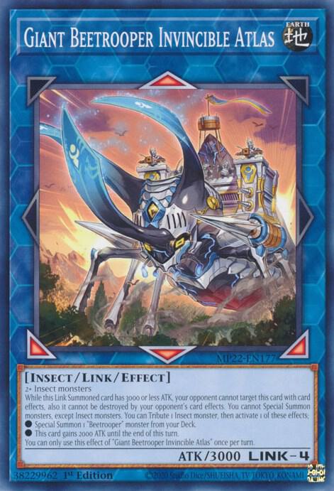 Giant Beetrooper Invincible Atlas MP22-EN177 (2022 Tin of the Pharaoh's Gods)  - 1st Edition