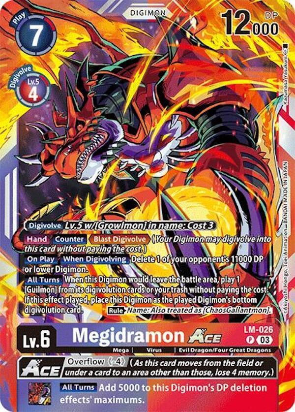 Megidramon ACE LM-026 P (Special Limited Set)  - Foil
