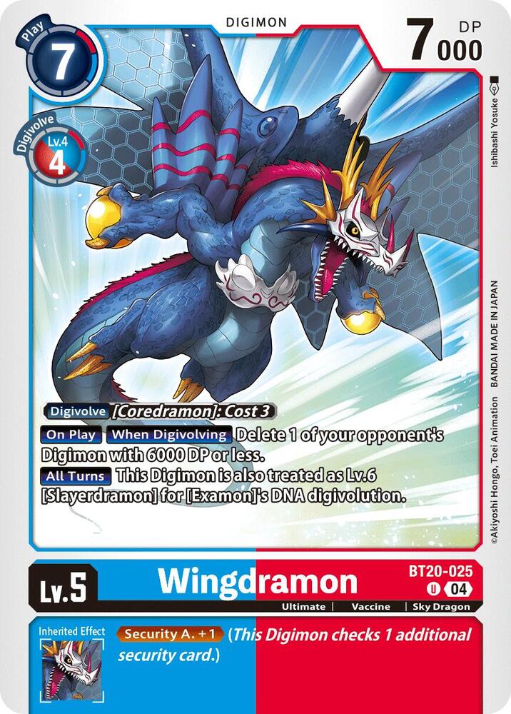 Wingdramon BT20-025 U (Release Special Booster 2.5) 