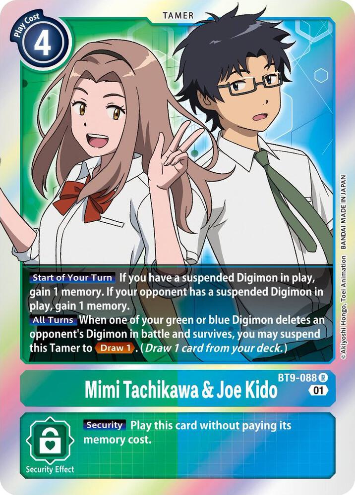 Mimi Tachikawa and Joe Kido BT9-088 R (X Record)  - Foil