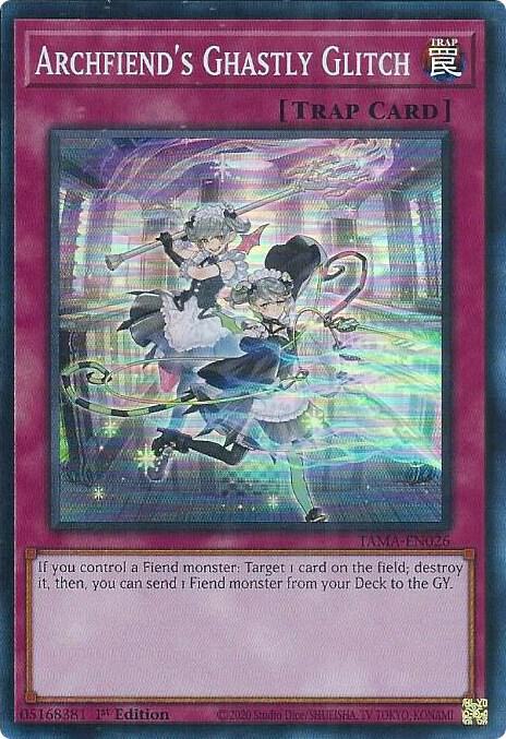 Archfiend's Ghastly Glitch TAMA-EN026 (Tactical Masters)  - 1st Edition