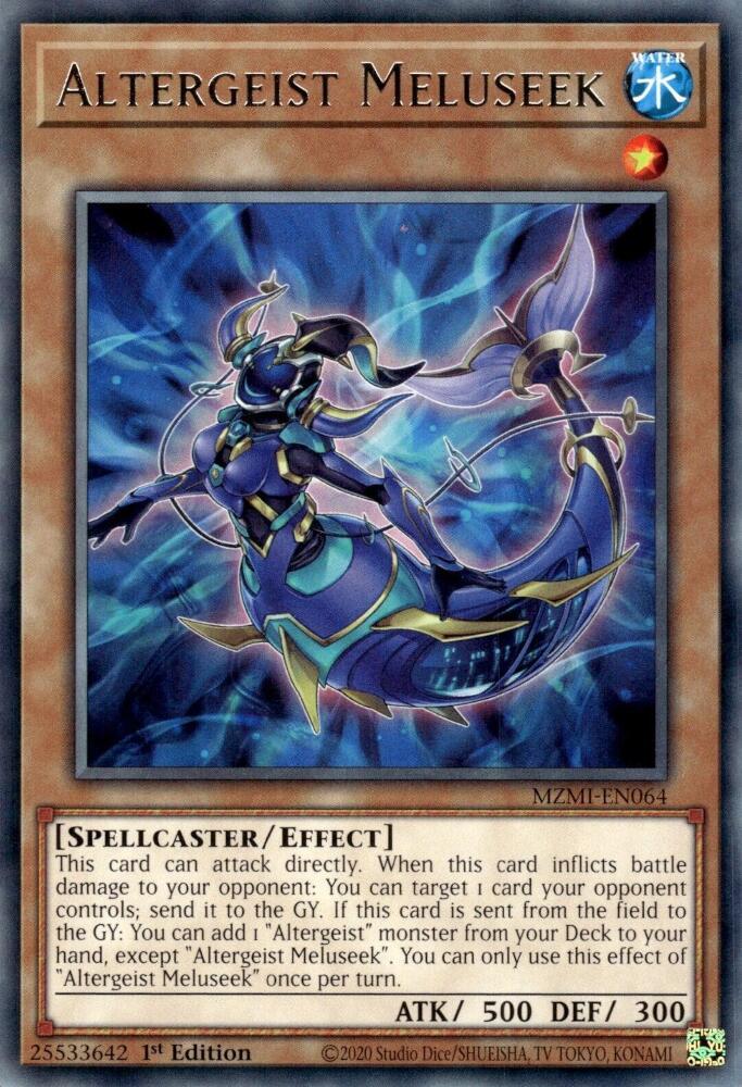 Altergeist Meluseek MZMI-EN064 (Maze of Millennia)  - 1st Edition