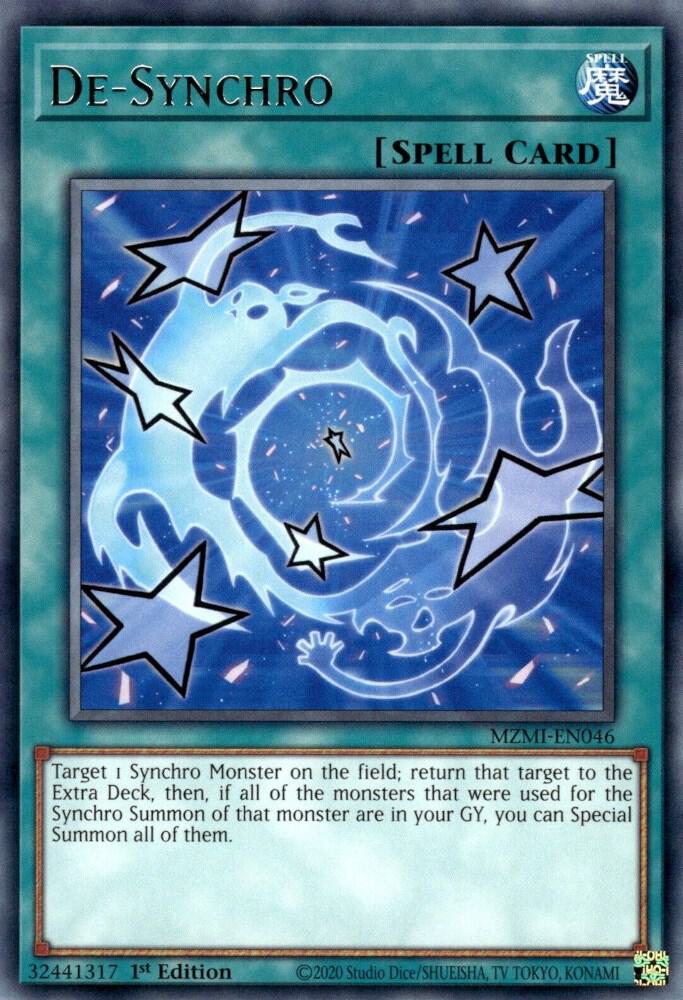 De-Synchro MZMI-EN046 (Maze of Millennia)  - 1st Edition