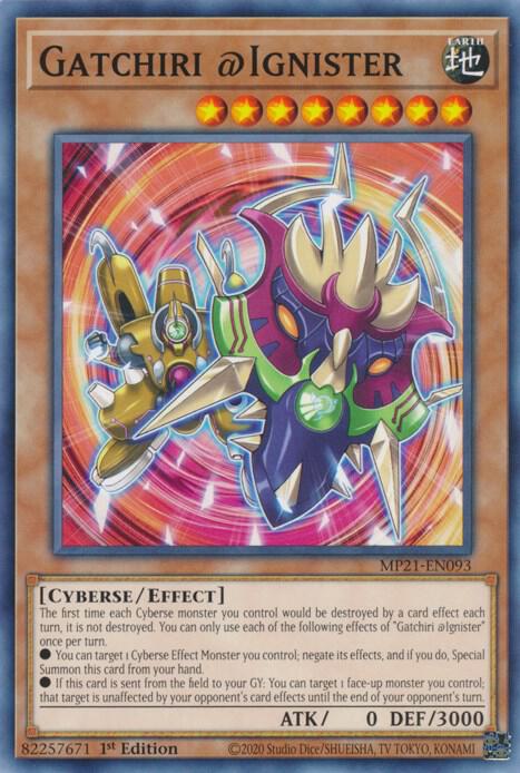 Gatchiri Ignister MP21-EN093 (2021 Tin of Ancient Battles)  - 1st Edition