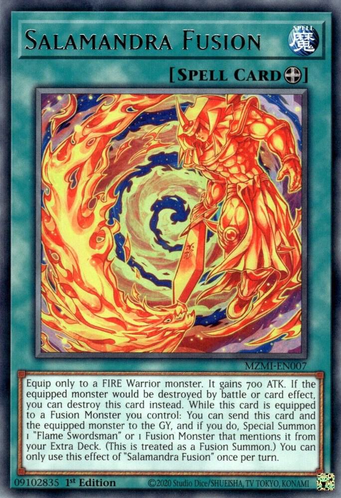 Salamandra Fusion MZMI-EN007 (Maze of Millennia)  - 1st Edition