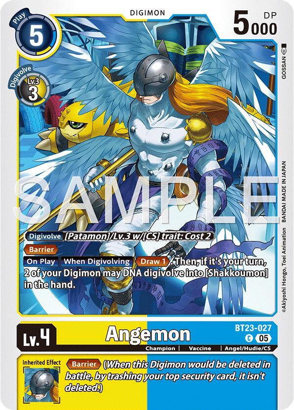 Angemon BT23-027 C (Hackers' Slumber) 