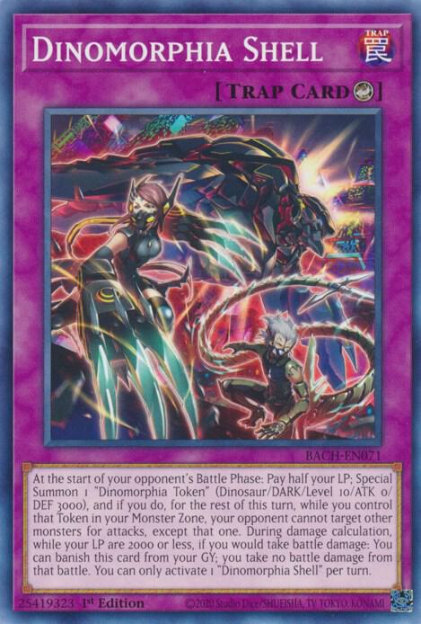 Dinomorphia Shell BACH-EN071 (Battle of Chaos)  - 1st Edition