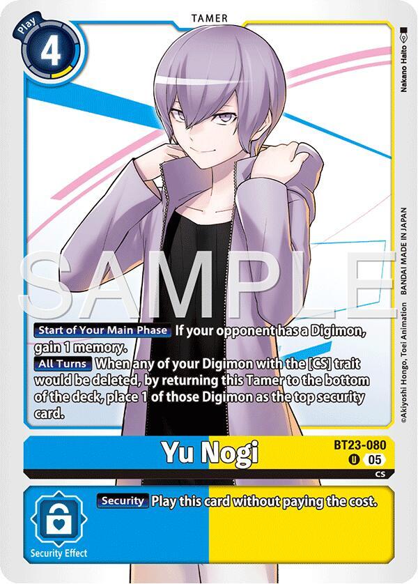 Yu Nogi BT23-080 U (Hackers' Slumber) 